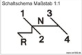 Aufkleber-Schaltschema